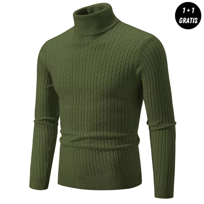 AlpenNord™ | Warmer Strickpullover mit Rollkragen