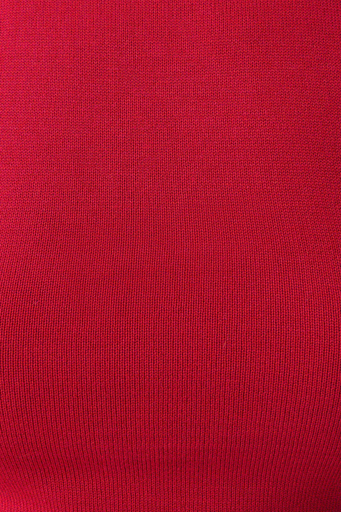 Misty Halter Rückenausschnitt Stricktop - Rot