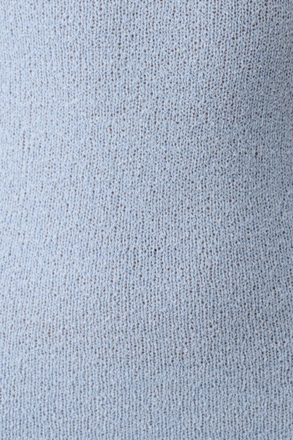 Rachael Strick Midi Kleid - Hellblau