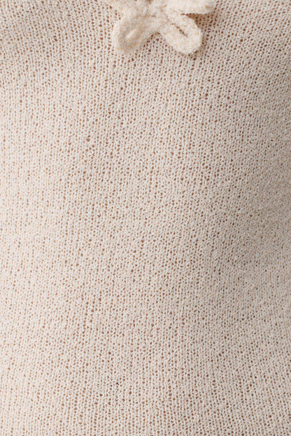 Rachael Strick Midi Kleid - Nude