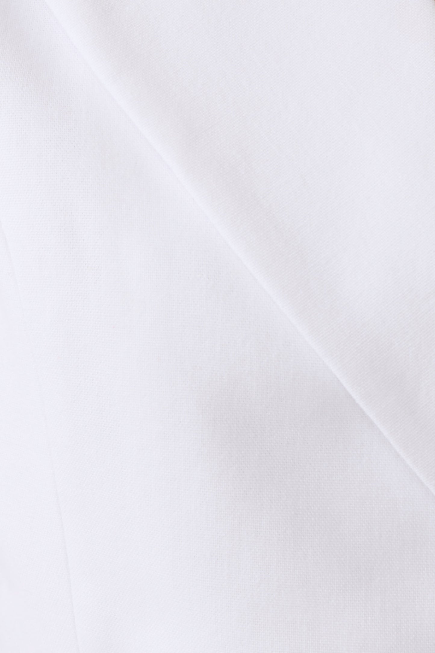Raya Mid Rise Wide Leg Leinenhose - Weiß
