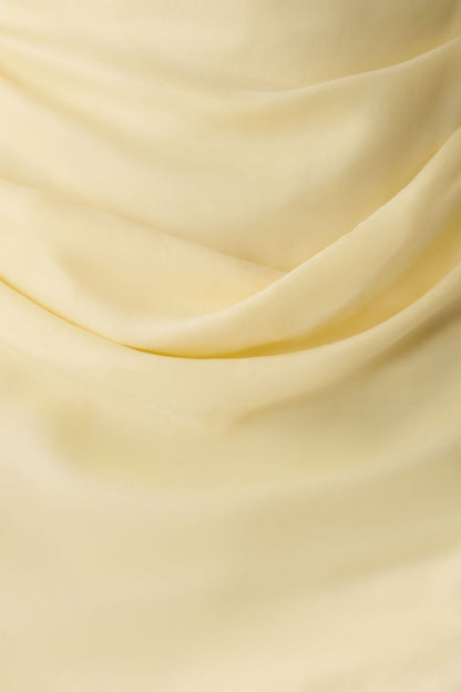 Bexley Drapiertes Mini-Kleid - Butter