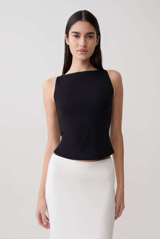 Nicolette Ärmelloses Tanktop - Schwarz