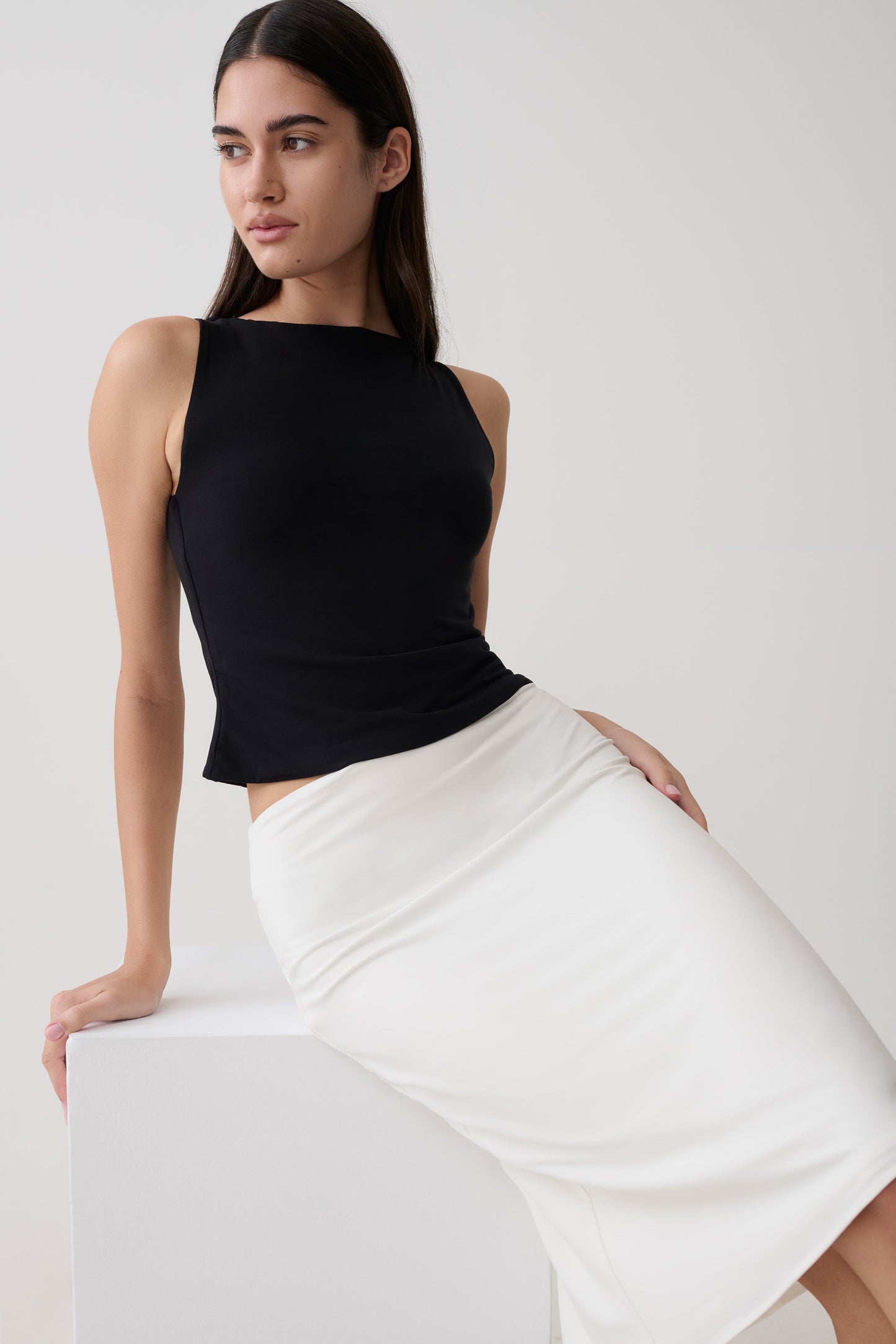 Nicolette Ärmelloses Tanktop - Schwarz