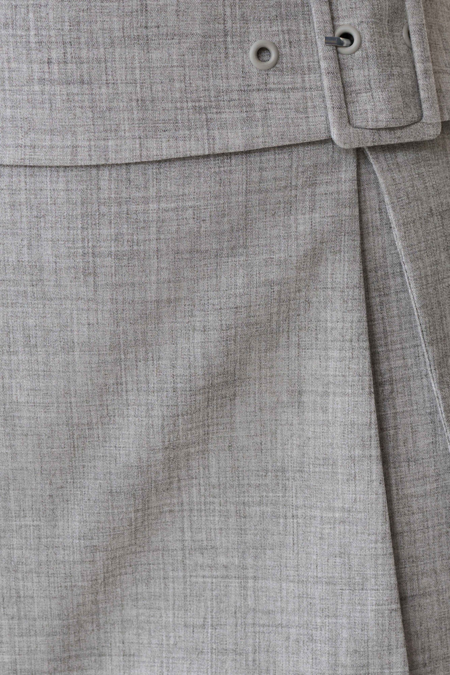Daisy Wickelrock Gerade Hosen - Charcoal Marle