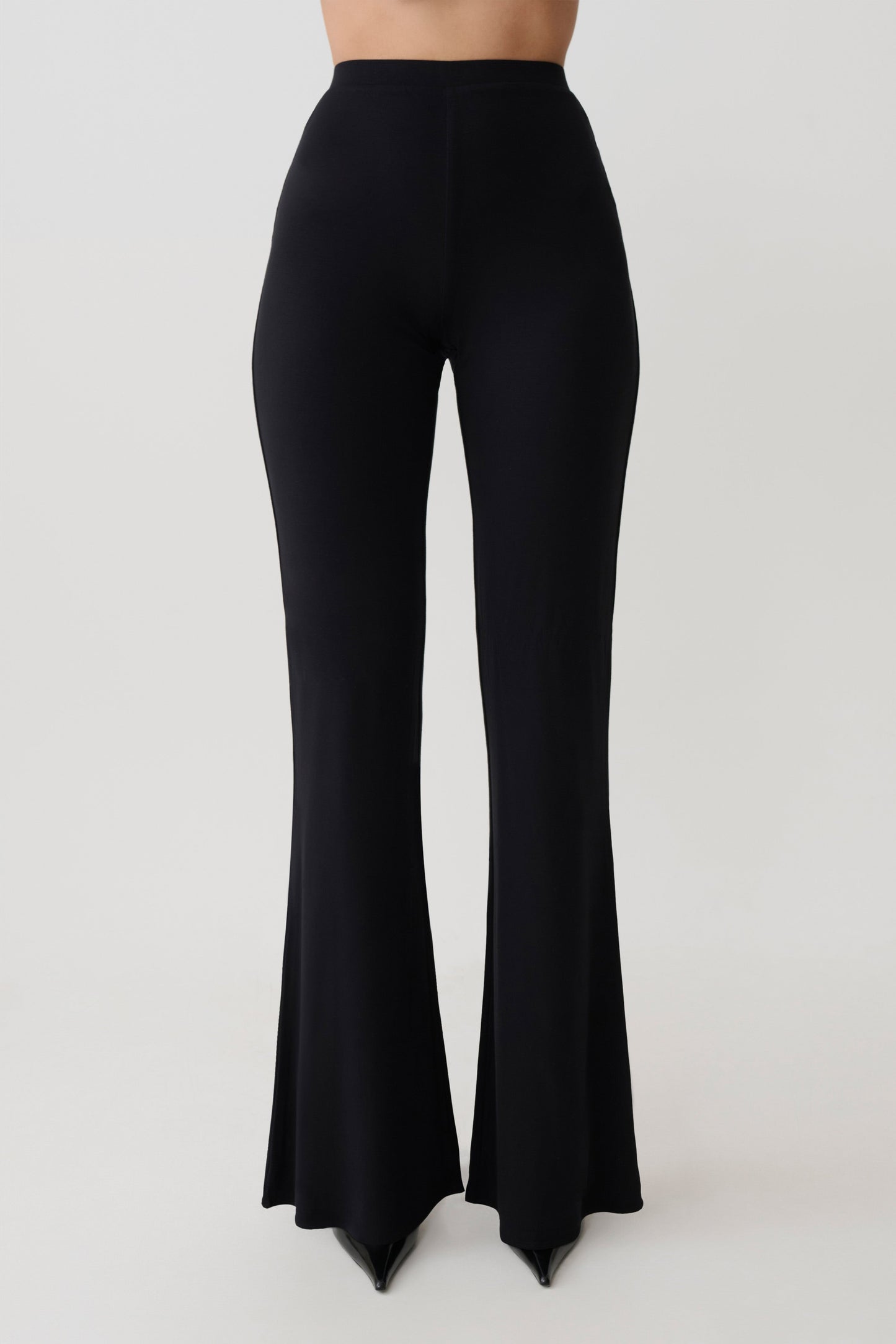 Jemma Flare Leg Pants - Schwarz