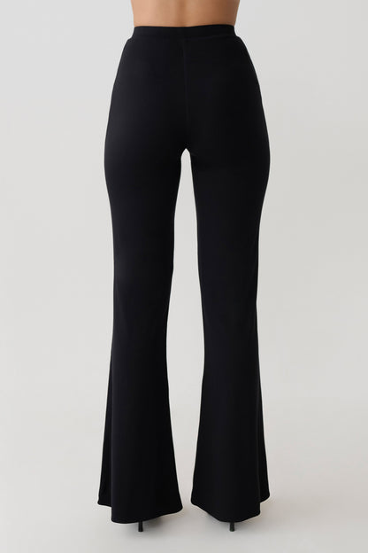 Jemma Flare Leg Pants - Schwarz