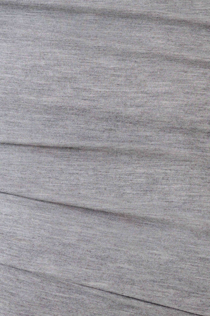 Keaton Modal Langarm-Overlay-Top - Grau Melange