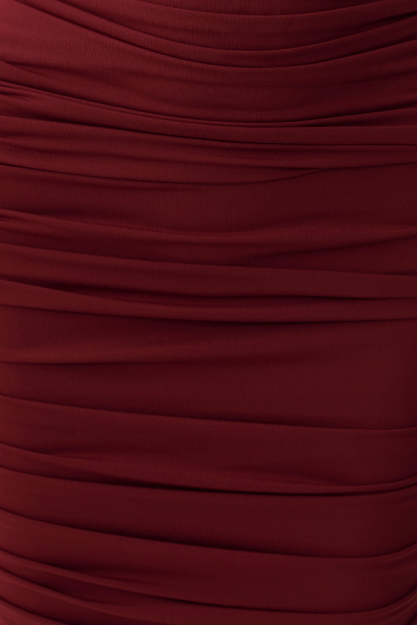 Giannie Draped Midi Kleid - Merlot