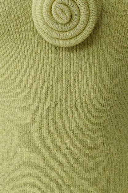 Samira Strick Mini-Kleid mit langen Ärmeln - Helloliv