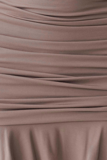 Peregrine Modal Halter Mini Kleid - Neutral