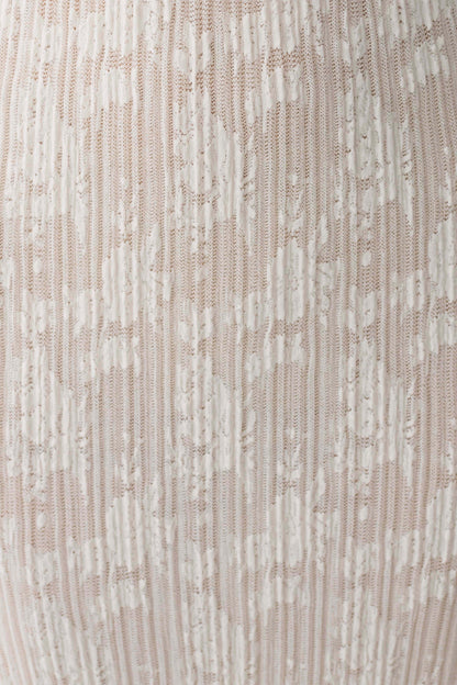 Ambrose Spitzen-Midi-Kleid - Elfenbein