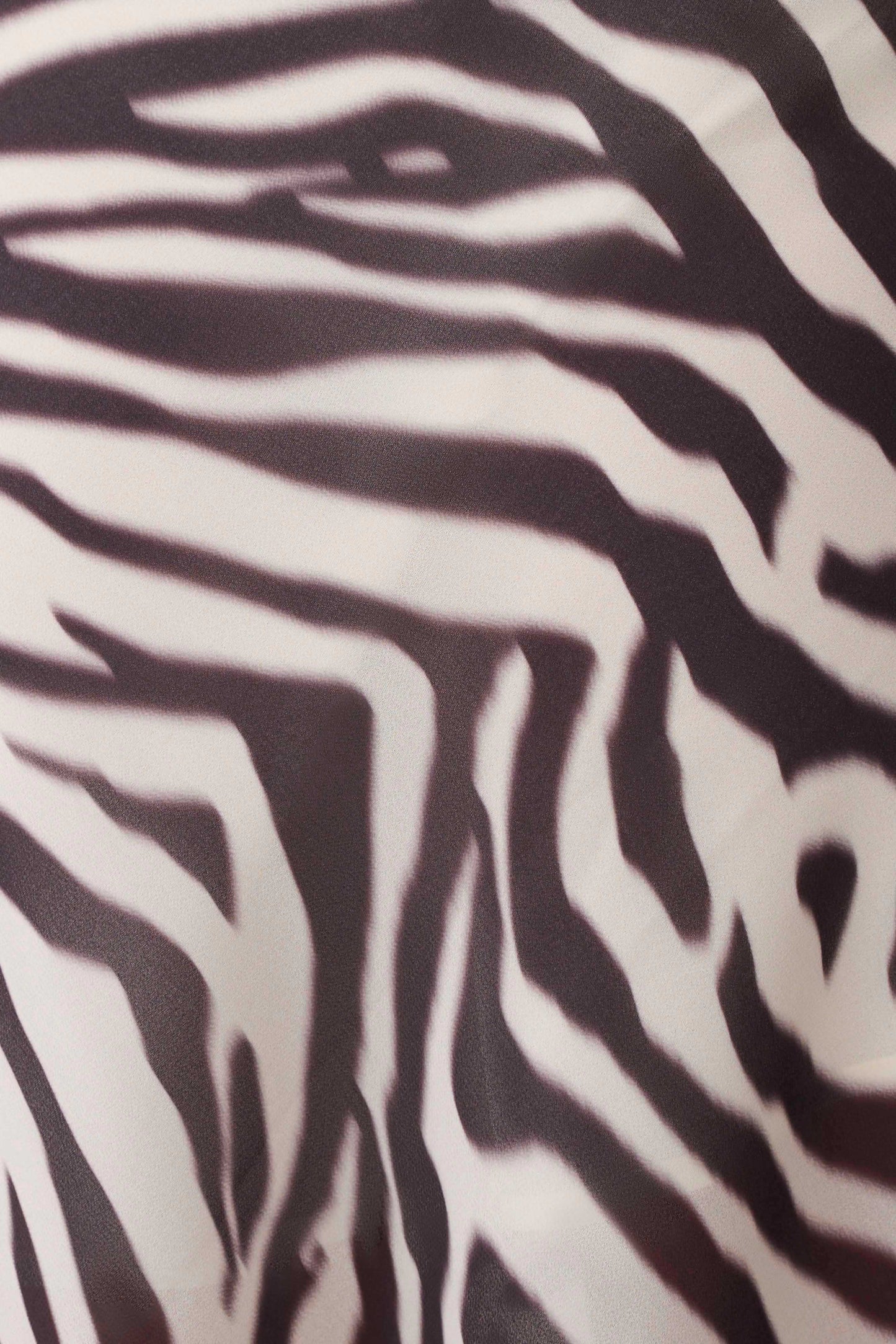 Lana Chiffon Midi Rock - Abstrakter Zebra Druck