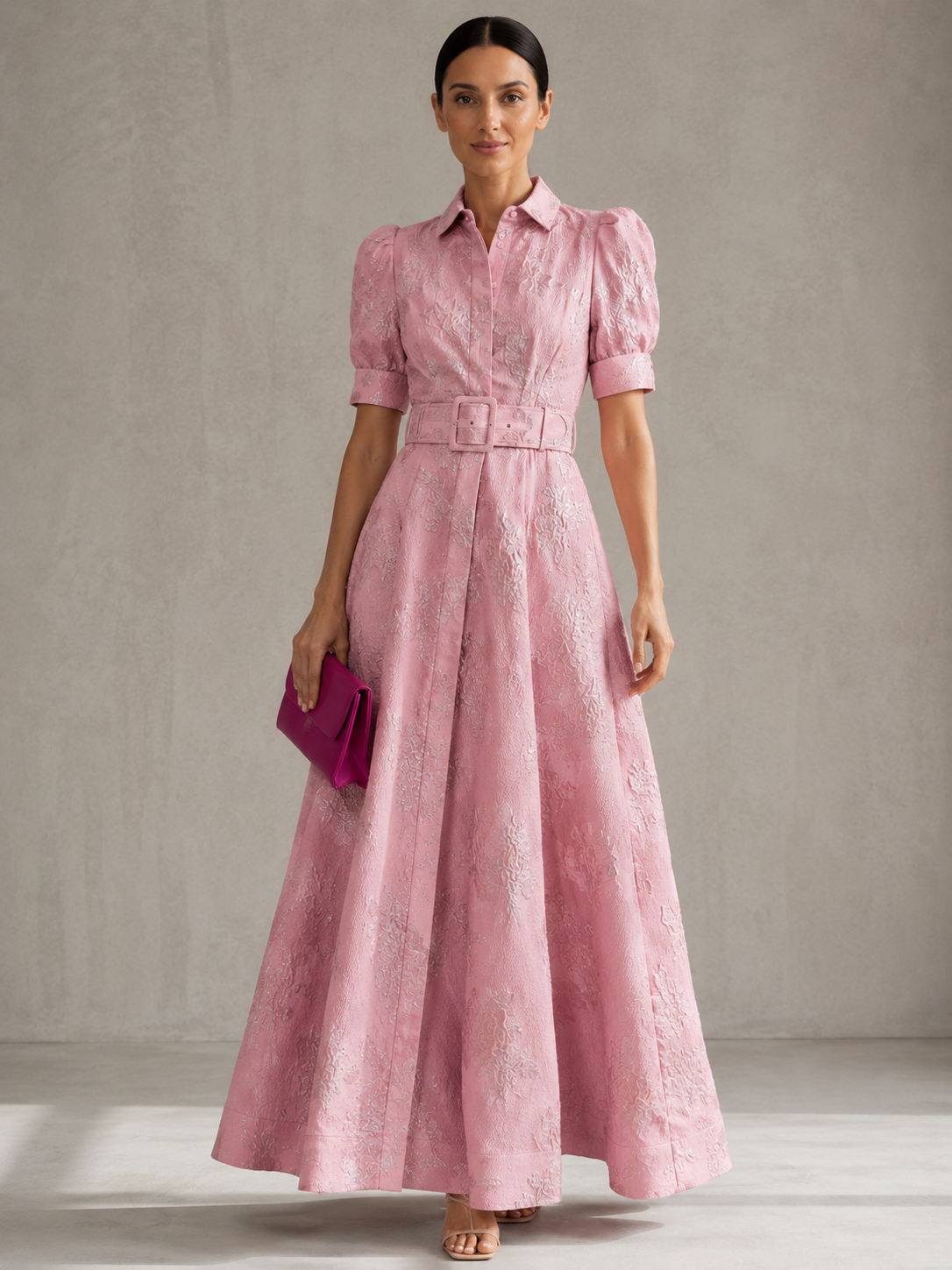 Aria | Kurzes Kleid mit Puffärmeln