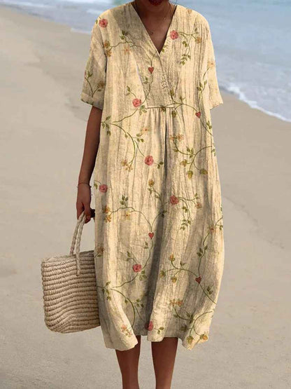 Van Elst Mode® | Sommerbrise Bedrucktes Kleid