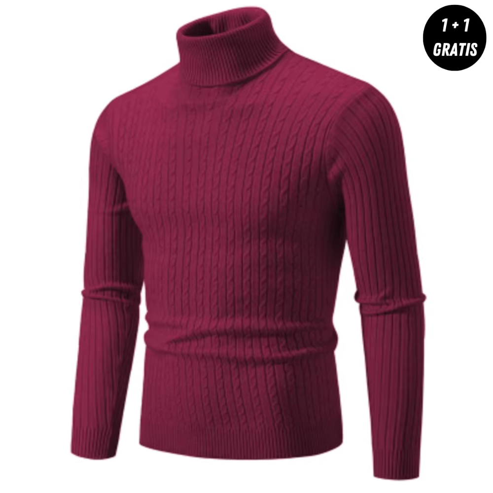 AlpenNord™ | Warmer Strickpullover mit Rollkragen