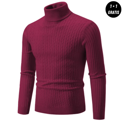 AlpenNord™ | Warmer Strickpullover mit Rollkragen