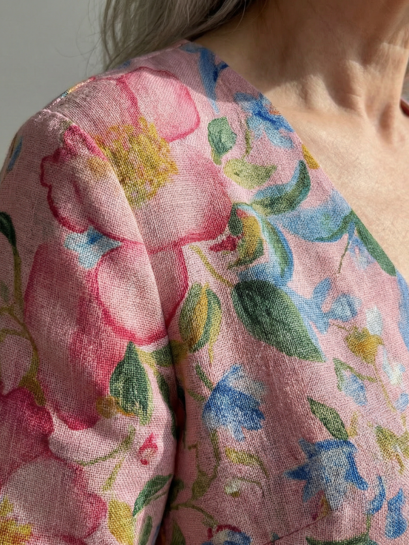 Katharina | Leichtes Blumen-Midikleid