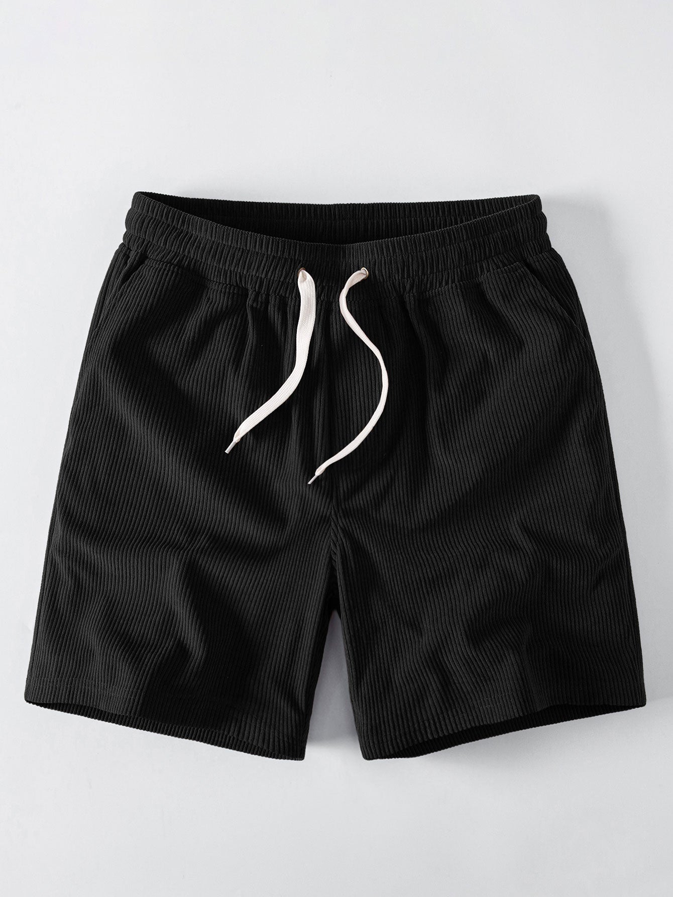 Reguläre Passform 1% Batteriedruck Baumwoll-T-Shirt & Corduroy 7" Shorts