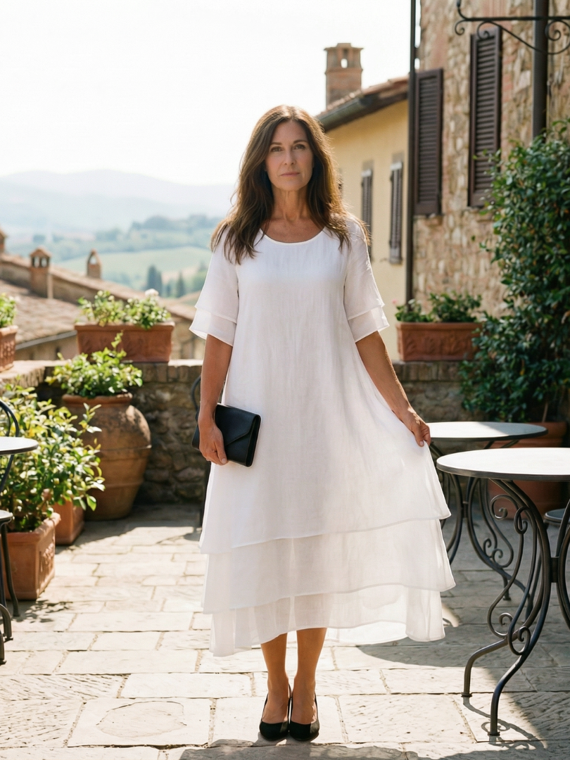 Belen | Luftiges Sommerkleid mit Stufen