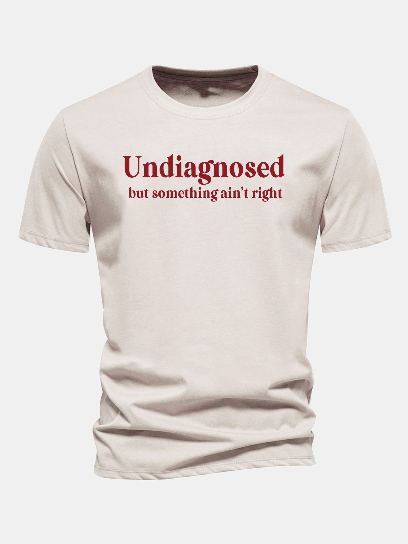 Regulär geschnittenes T-Shirt mit undiagnostiziertem Druck