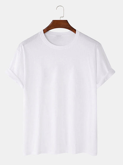 100% Baumwolle Basic T-Shirt