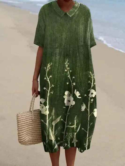 Van Elst Mode® | Sommerliches Blumenmuster Kleid