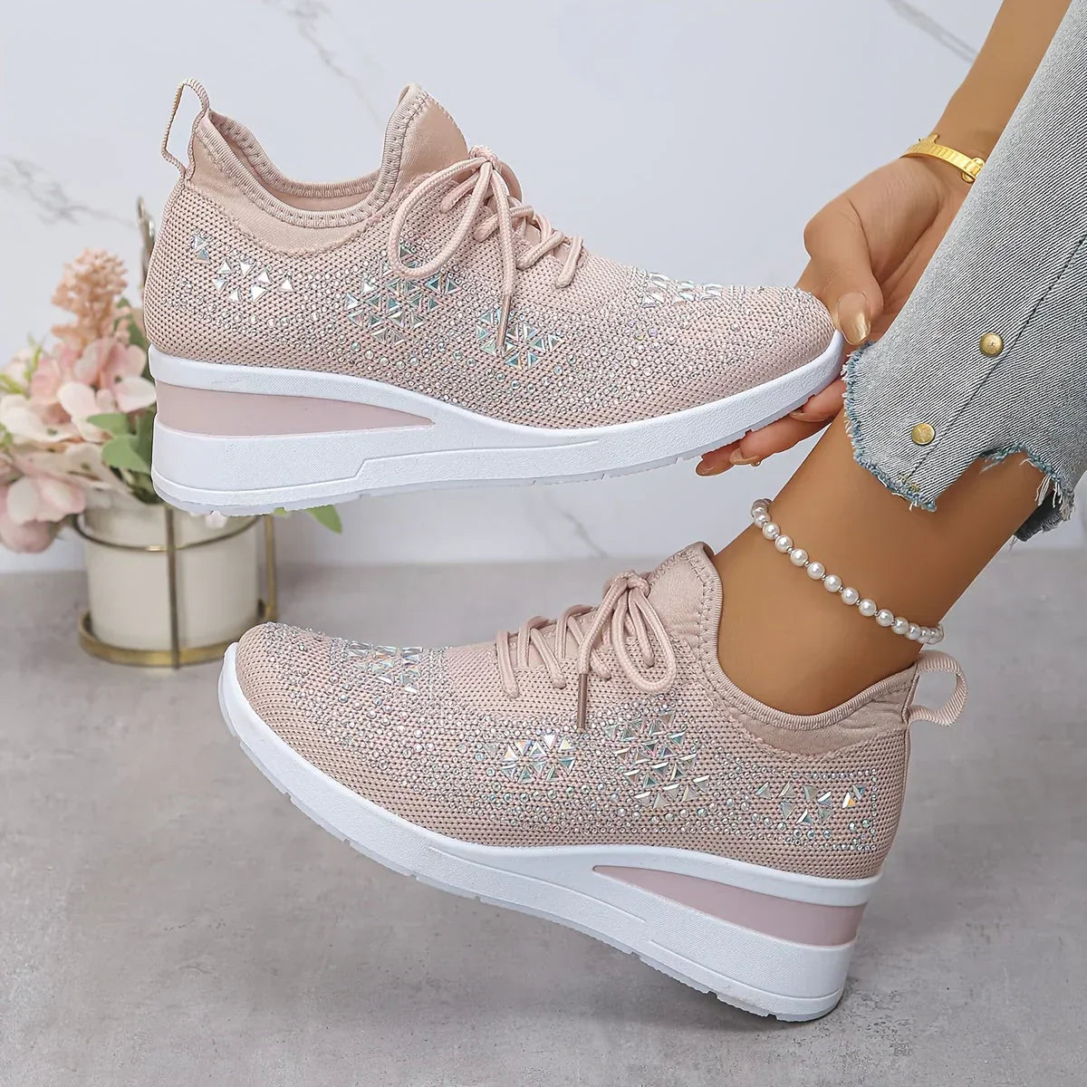 Viviane - glitzerndem Finish.