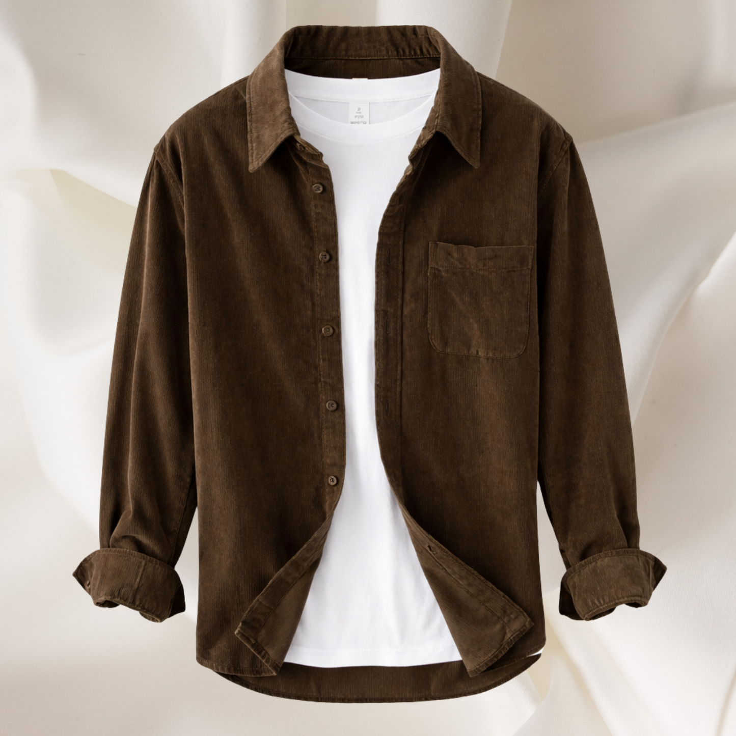 Dennis™ | Modernes Cordhemd Herren