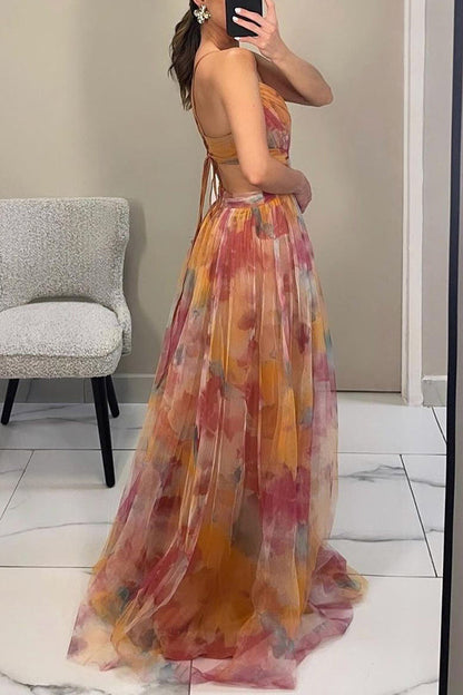 Sanne™ - Romantisches Fließendes Abendkleid