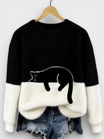 Luna™ | Hoodie mit Katzenprint