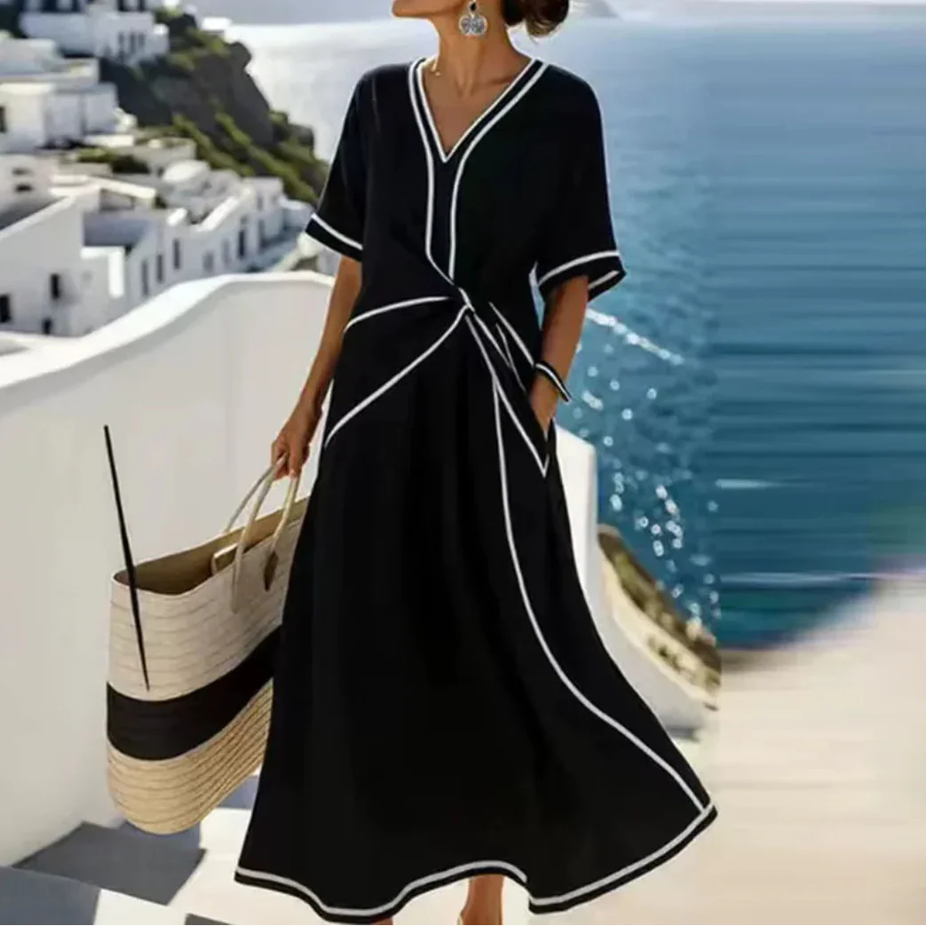 Moria™ - Elegantes Kleid mit schmeichelnder Taille und festlichem Chic