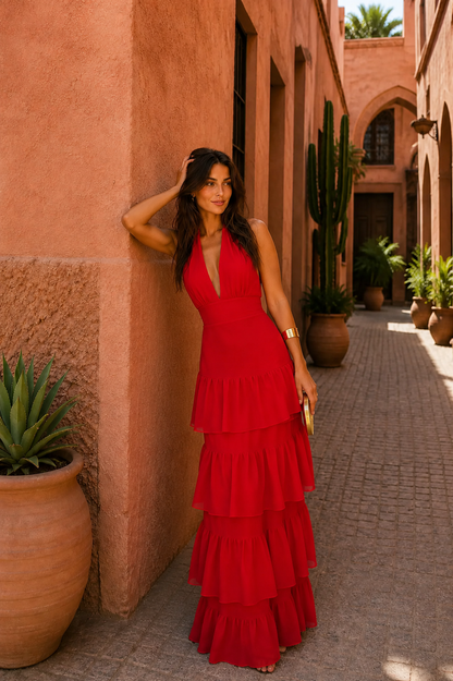 Manila Kleid in Rot