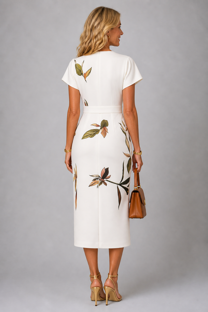 Elfenbein Blüte Kleid