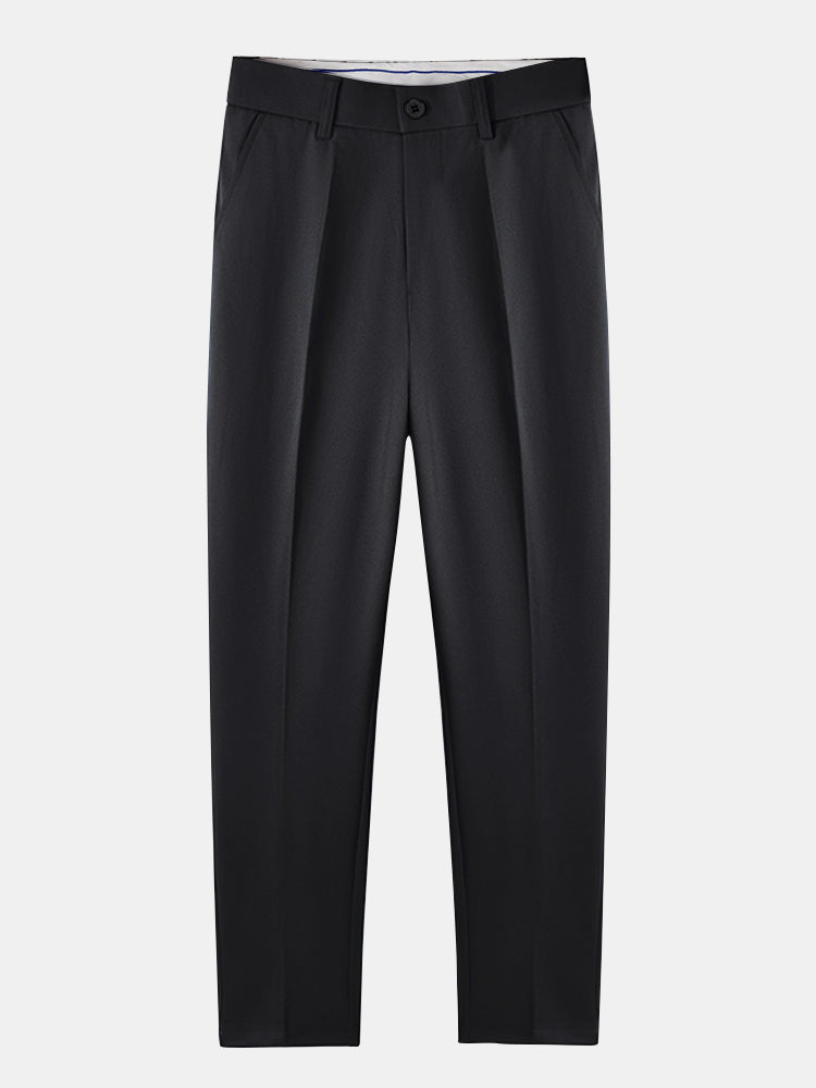 Verdrehtes Jacquard-Strickhemd & Slim Fit Tapered Hose