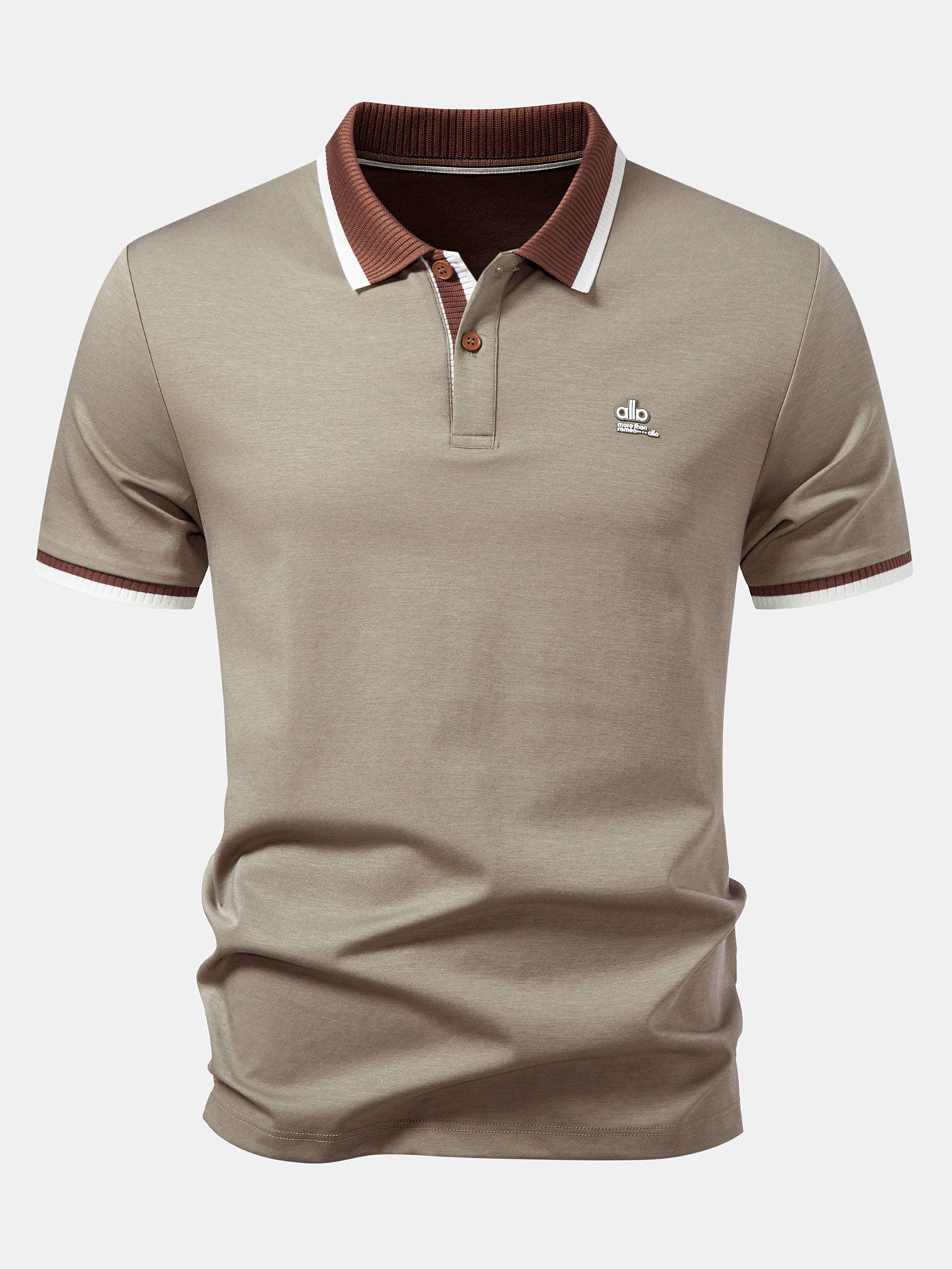 Kontrastbesatz Polo & Slim Fit Tapered Hose