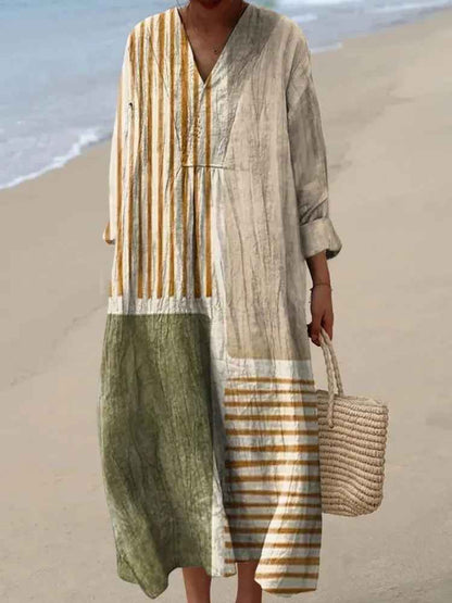 Van Elst Mode® | Sommerbrise bedrucktes Kleid