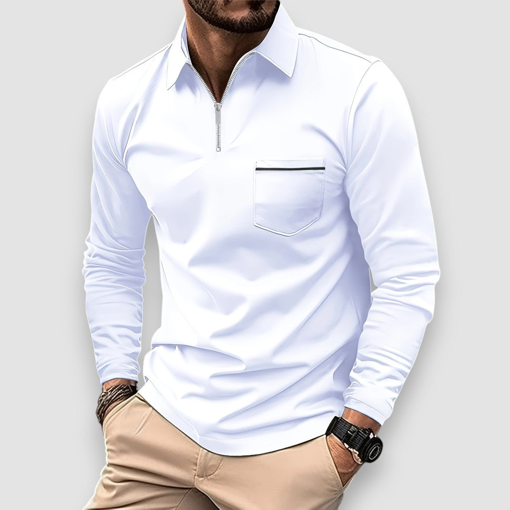 Ralph | Langarm Herren Polo-Shirt