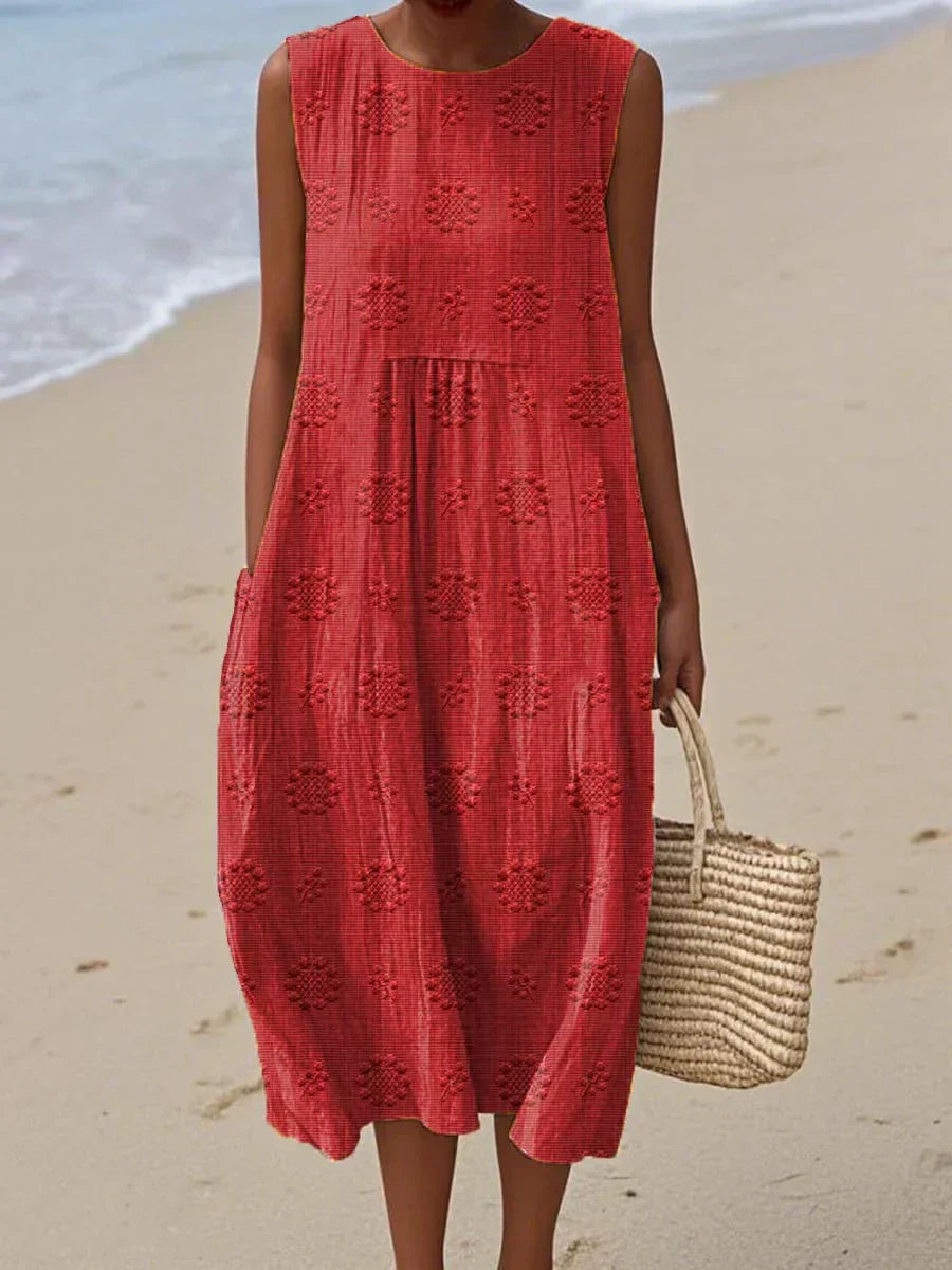 Van Elst Mode® | Sommerbrise bedrucktes Kleid