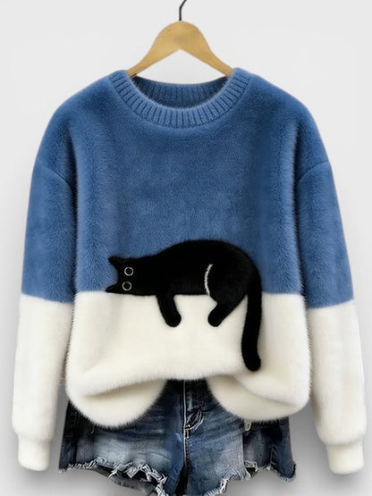 Luna™ | Hoodie mit Katzenprint