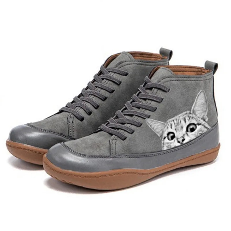 MAELEN™ | Damen Leder-Sneaker