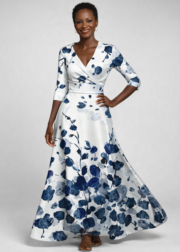 VIVIENNE | Denise - Blumen Maxi Kleid