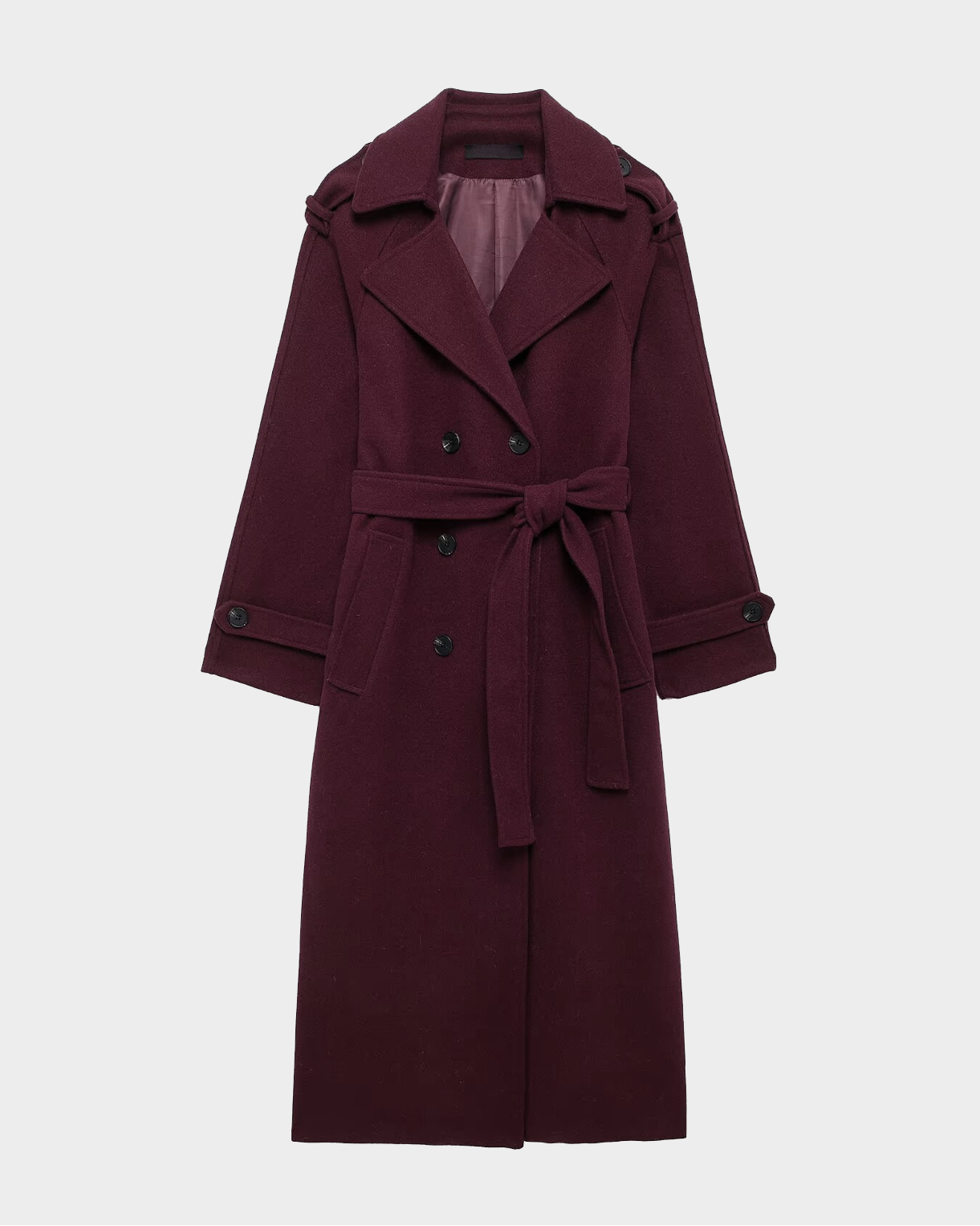 Amalia | Trench-coat bordeaux