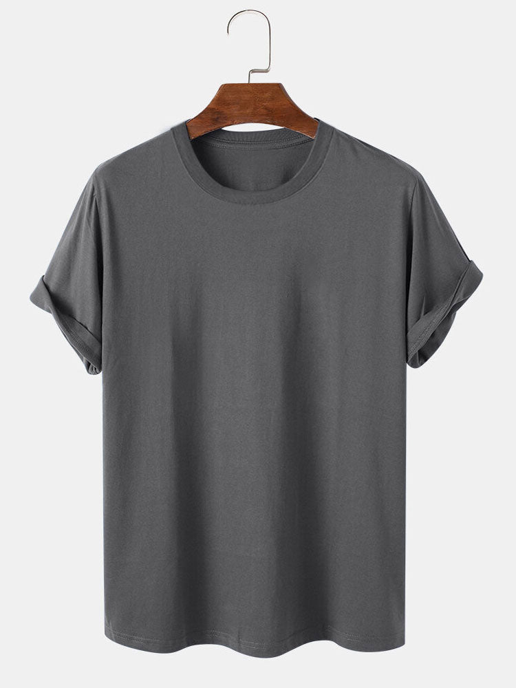100% Baumwolle Basic T-Shirt