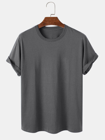100% Baumwolle Basic T-Shirt