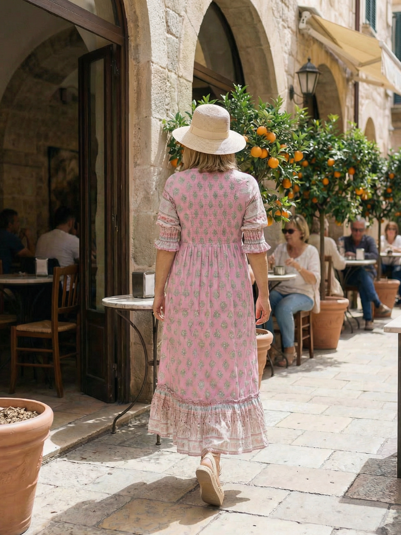 Alba | Florales Midi-Kleid