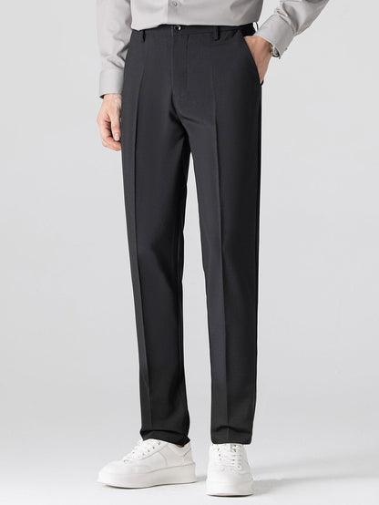 Kontrastbesatz Reißverschluss Polo & Slim Fit Tapered Hose