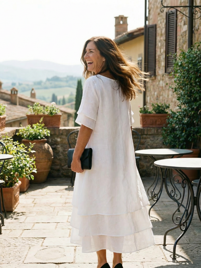 Belen | Luftiges Sommerkleid mit Stufen