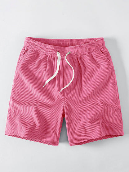 Pink Panther mit V-Zeichen Druck Kontrast Ringer T-Shirt & Corduroy 7" Shorts
