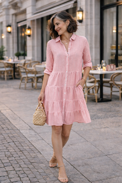 Hannah – Sommer Streifenkleid